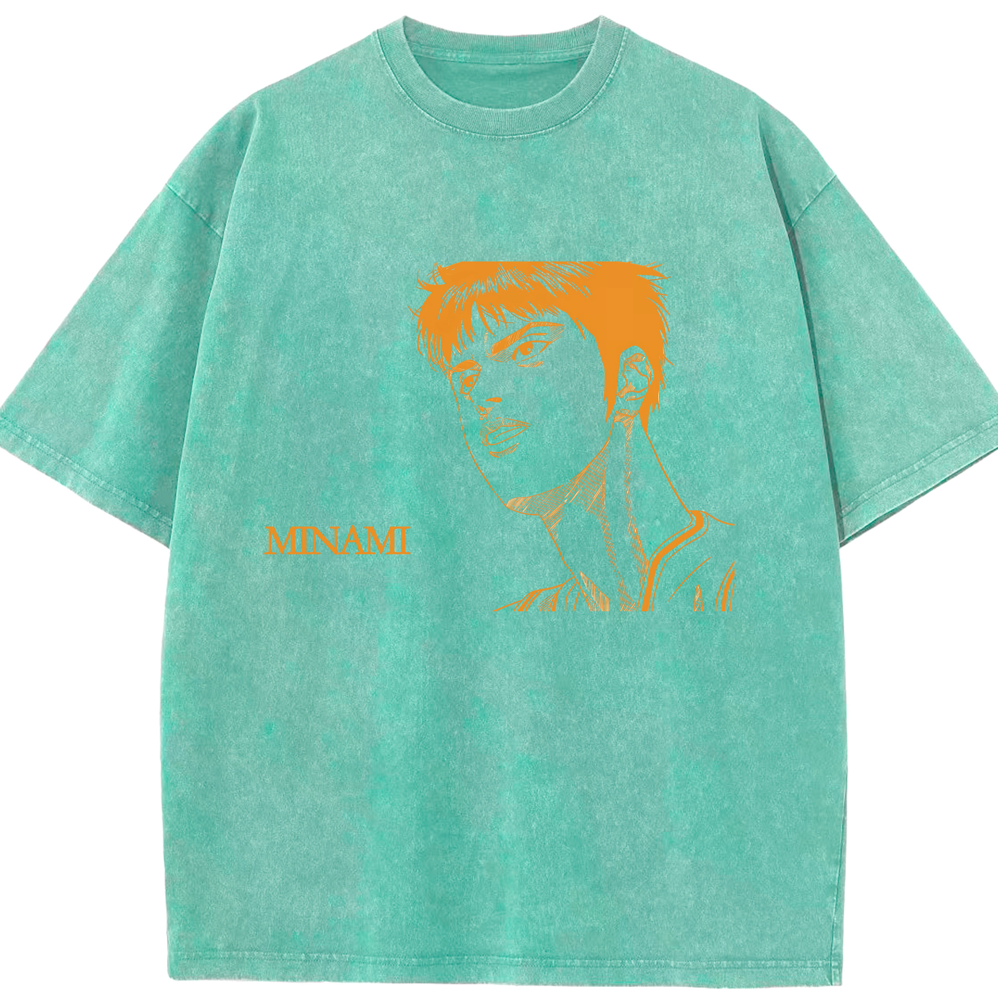 （画像用） SLAM DUNK／スラムダンク 綿100% ヴィンテージ風 半袖Tシャツ（フロントプリント）